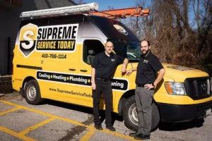 supreme  hvac service truck